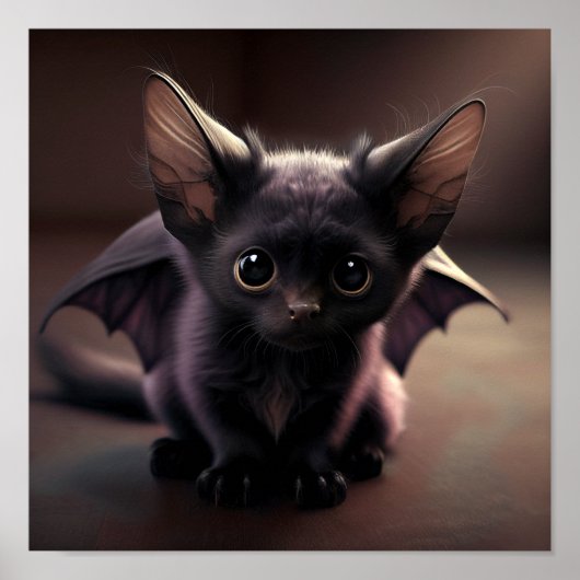 Ein schönes Bat-Cat-Poster Poster (Vorne)