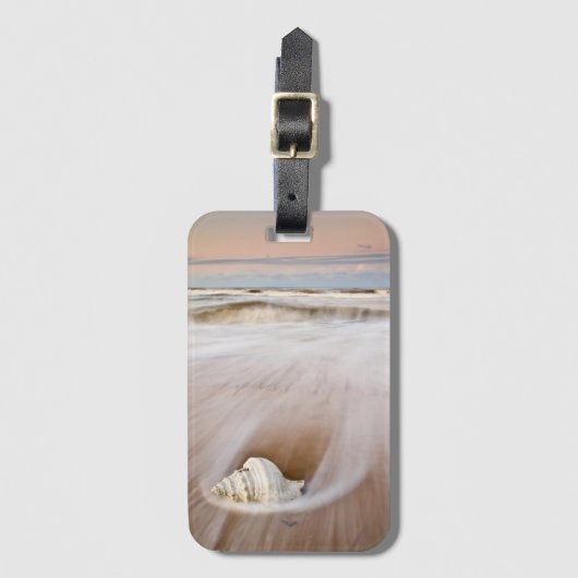 Ein schönes Costa-BLANCA des Strand-|, Spanien Gepäckanhänger (Vorderseite Vertikal)