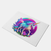 Ein schönes Einhorn Fußmatte (Schrägansicht)