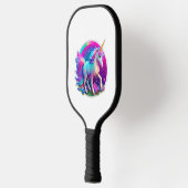 Ein schönes Einhorn Pickleball Schläger (Links)