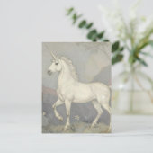 Ein schönes Einhorn Postkarte (Stehend Vorderseite)
