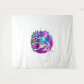 Ein schönes Einhorn Wandteppich (Vorderseite (Horizontal))