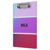 Ein schönes Farbspektrum lila Klemmbrett (Links)