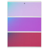 Ein schönes Farbspektrum lila Klemmbrett (Rückseite)