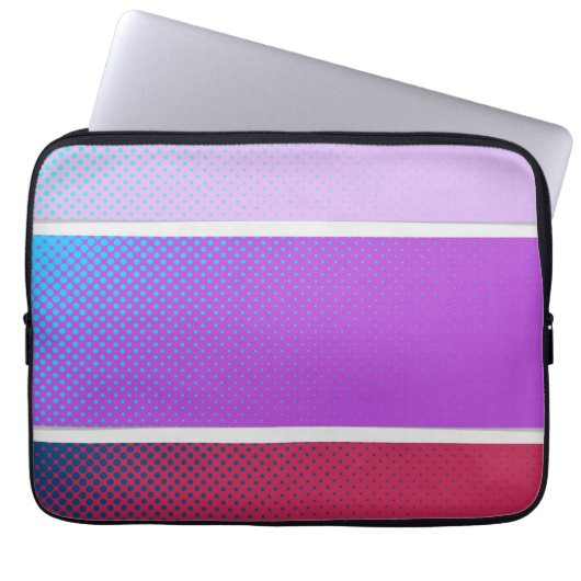 Ein schönes Farbspektrum lila Laptopschutzhülle (Vorderseite)