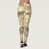 Ein schönes Farbspektrum von Meerjungfrau Leggings (Rückseite)