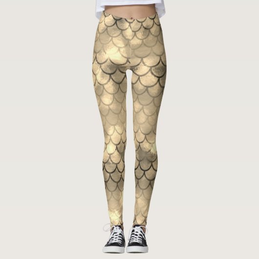 Ein schönes Farbspektrum von Meerjungfrau Leggings (Vorderseite)