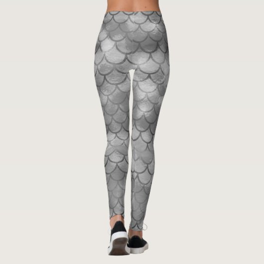 Ein schönes Farbspektrum von Meerjungfrau Leggings (Rückseite)