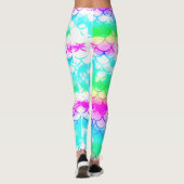 Ein schönes Farbspektrum von Meerjungfrau Leggings (Rückseite)
