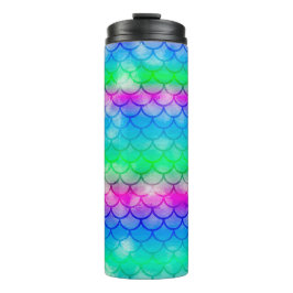 Ein schönes Farbspektrum von Meerjungfrau Thermosbecher