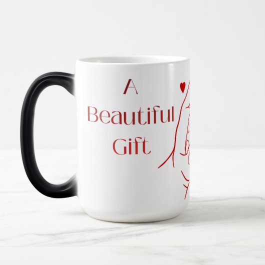 'Ein Schönes Geschenk' Farbveränderliche Tasse (Links)