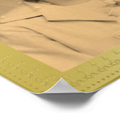 Ein schönes Goldrahmen-Foto-Poster Poster (Ecke)