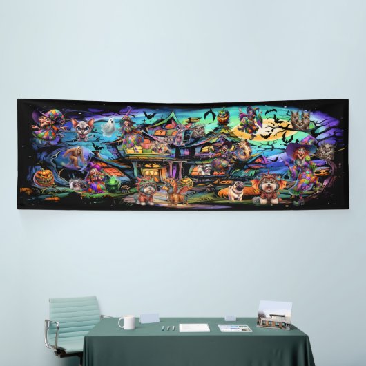 Ein schönes Halloween Banner (Messeveranstaltung)