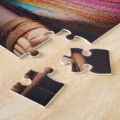 Ein schönes Hippie Girl Puzzle (Seite)