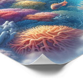 Ein schönes Korallenriff Poster (Ecke)