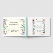 Ein schönes, lebendiges Multicolor-Gästebuch Gästebuch (Voll)