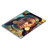 Ein schönes Mädchen aus den ostafrikanischen Stämm Notizblock (Linke Seite)