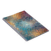 Ein schönes Notebook mit Abstrakter Metallik-Kunst Notizblock (Rechte Seite)
