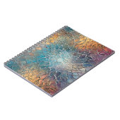 Ein schönes Notebook mit Abstrakter Metallik-Kunst Notizblock (Linke Seite)