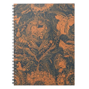 Ein schönes Notebook mit eleganter botanischer Kun Notizblock