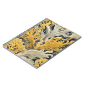 Ein schönes Notebook mit goldener Korallenkunst Notizblock (Linke Seite)