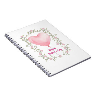 Ein schönes Notizbuch zum Muttertag - Pastellrosa Notizblock