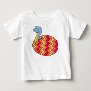 Ein schönes Osterei und ein Dinosaurier Baby T-shirt