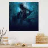 Ein schönes Paar tanzt Poster (Küche)