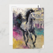 Ein schönes Pferd Postkarte (Vorne/Hinten)