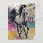 Ein schönes Pferd Postkarte (Vorderseite)
