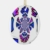 Ein schönes phantastisches Zitat-Design der USA Keramik Ornament (Rechts)