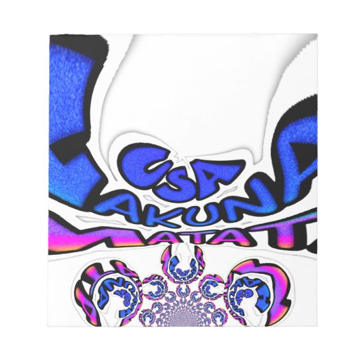 Ein schönes phantastisches Zitat-Design der USA Notizblock (Vorderseite)