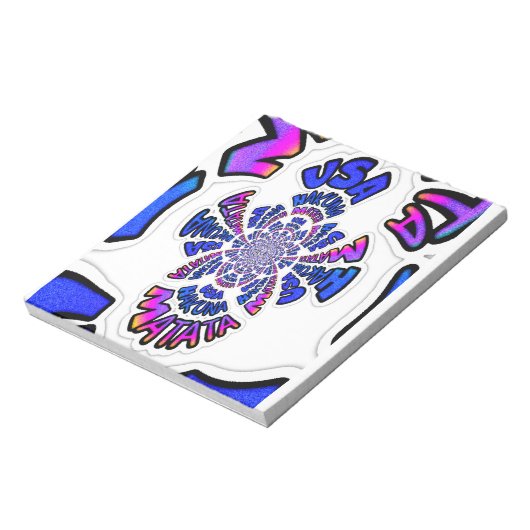 Ein schönes phantastisches Zitat-Design der USA Notizblock (Rotiert)