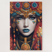 Ein schönes Porträt für Kunst Puzzle (Vertikal)