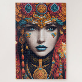 Ein schönes Porträt für Kunst Puzzle