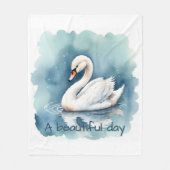 Ein schönes Set am Tag Fleecedecke (Vorderseite)