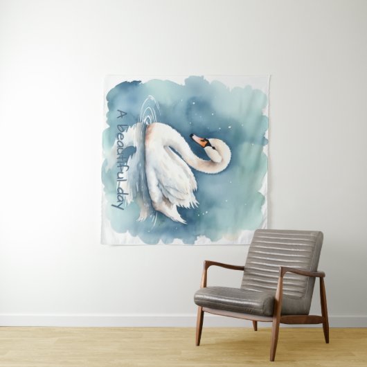 Ein schönes Set am Tag Wandteppich (Beispiel (Horizontal))