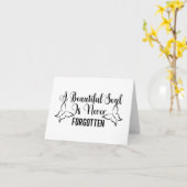 Ein schönes Soul ist nie vergessen BLANK Karte (Gelbe Blume)