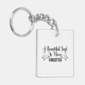 Ein schönes Soul wird nie vergessen - individuell Schlüsselanhänger (Vorderseite links)