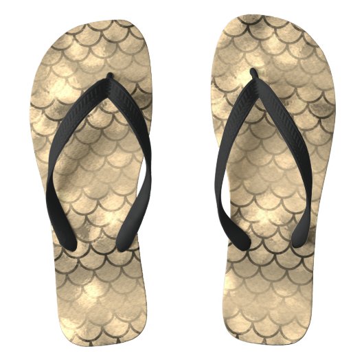 Ein schönes Spektrum an Meerjungfarben flippt Flop Badesandalen (Fußbett)