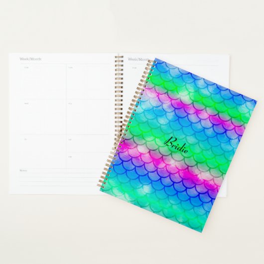 Ein schönes Spektrum an Mermaid Farben Notebook Planer (Anzeige)