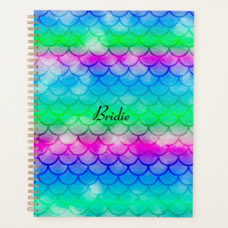 Ein schönes Spektrum an Mermaid Farben Notebook Planer