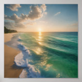 Ein schönes Strandposter Poster (Vorne)
