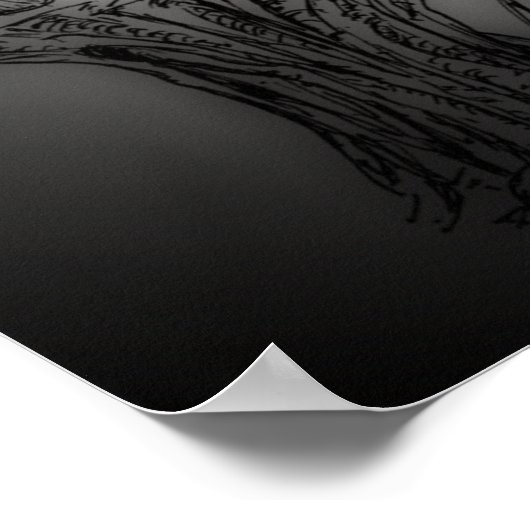 Ein schönes Stück auf einem Schrank Poster (Ecke)