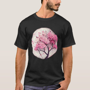 Ein schönes Symbol der Erneuerung Kirschblüten-Geo T-Shirt