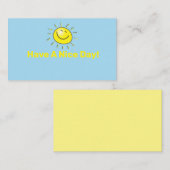 Ein schönes Tagesangebot für ein einfaches, glückl Visitenkarte (Vorne/Hinten)