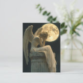 Ein schönes und der Mond Postkarte (Stehend Vorderseite)