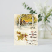 Ein schönes und glückliches Weihnachten (Stehend Vorderseite)