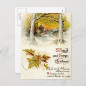 Ein schönes und glückliches Weihnachten (Vorne/Hinten)