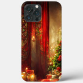 Ein schönes Weihnachtsbaumfeuer Case-Mate iPhone Hülle (Rückseite)